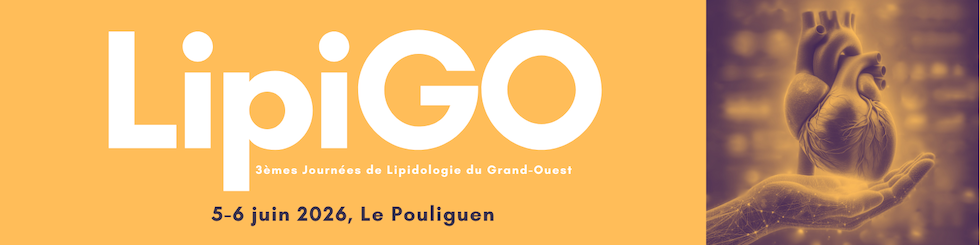 LipiGO 2026 : 3èmes journées de Lipidologie du Grand Ouest>